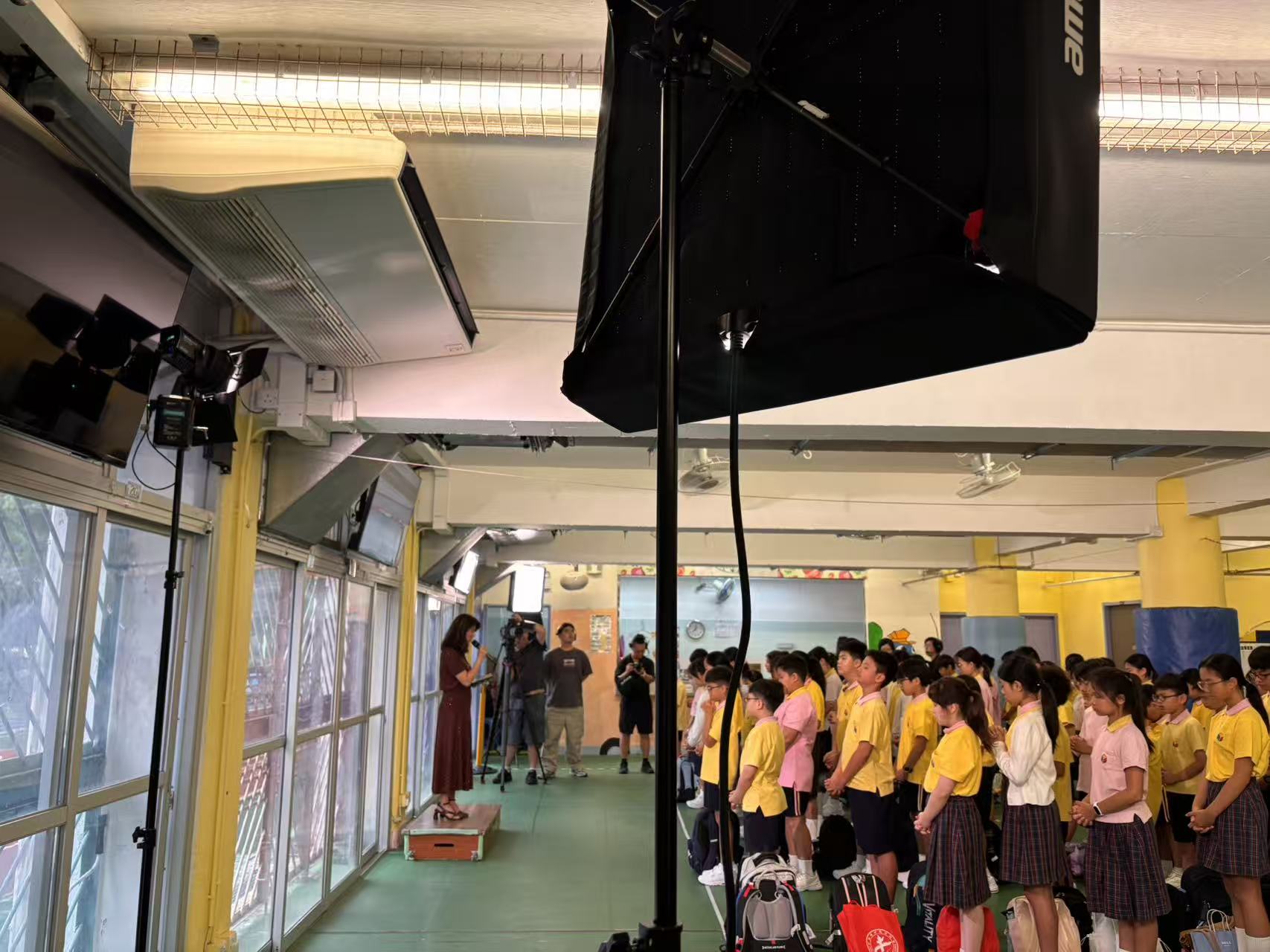 為大埔一間小學拍攝宣傳片 - 1